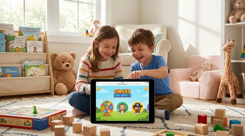 découvrez comment utiliser facilement le générateur de gages pour enfants sur filmsauvages.com et rendez vos jeux encore plus amusants et dynamiques.